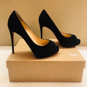 HP🎉Louboutin Heels New Prive 120 Veau Velours